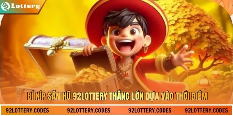 Bí kíp săn hũ 92Lottery thắng lớn dựa vào thời điểm