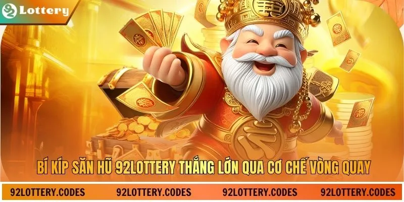Bí kíp săn hũ 92Lottery thắng lớn qua cơ chế vòng quay